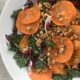 Kale Salad with Persimmons and Spiced Walnuts